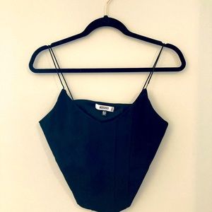 Black top, Misguided, size 8